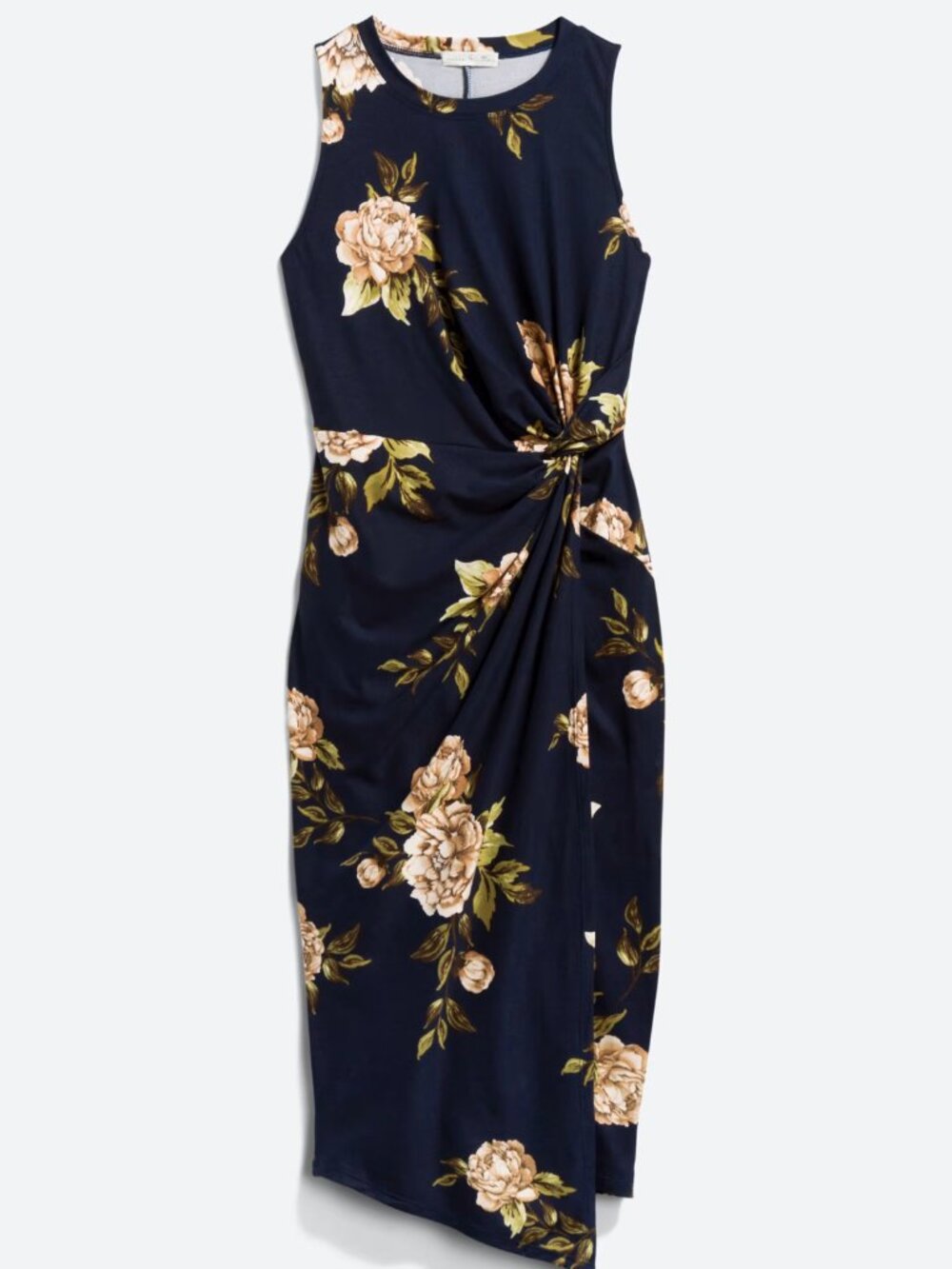 Nine Britton Abigail Brushed Knit Fitted Midi Dress